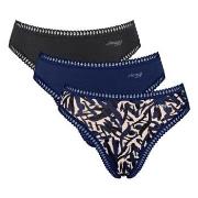Sloggi Trosor 3P GO Crush High Leg Briefs Flerfärgad bomull XX-Large D...