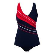 Trofe Chlorine-resistant Swimsuit Marin/Röd  polyester 50 Dam