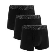 Under Armour 3P Performance Cotton Solid 3in Boxers Svart Large Herr
