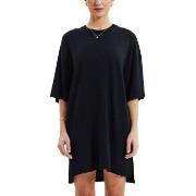 Bread and Boxers T-Shirt Dress Svart viskos Medium Dam