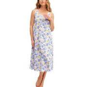 Calida Coastal Dreams Nightdress Vit/Blå bomull Small Dam
