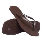 Havaianas Slim Square Mörkbrun Strl 41/42 Dam