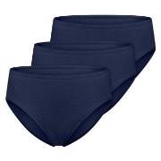 Schiesser Trosor 3P Essentials Cotton Briefs Mörkblå bomull 44 Dam