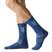 Seger Strumpor Glide Light Wool Ski Socks Marin/Blå Strl 37/39