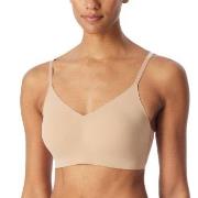 Schiesser BH Invisible Soft Bustier Padded Bralette Sand 44 Dam