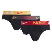Nike Kalsonger 6P Dri-Fit Essential Micro Hip Brief Svart/Gul polyeste...
