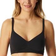 Schiesser BH Unique Cotton Soft Bra Svart bomull D 70 Dam