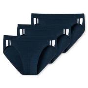 Schiesser Kalsonger 3P 95-5 Stretch Rio Slip Mörkblå bomull X-Large He...