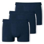 Schiesser Kalsonger 3P 95-5 Stretch Shorts Mörkblå bomull X-Large Herr