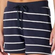 Schiesser Women Mix and Relax Cotton Shorts Marin Randig bomull 44 Dam