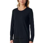 Schiesser Women Mix and Relax Longsleeved Shirt Svart modal 40 Dam
