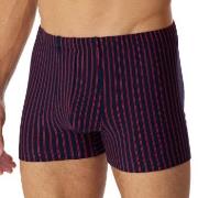 Schiesser Kalsonger Organic Cotton Boxershort Röd/Blå bomull Small Her...