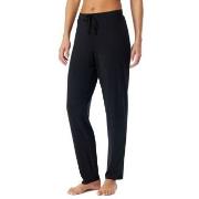 Schiesser Women Mix and Relax Straight Pants Svart modal 34 Dam