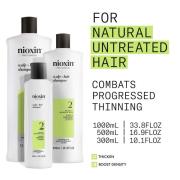 NIOXIN Scalp and Hair Thickening System 2 Shampoo for Natural Hair wit...