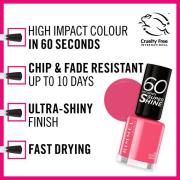 Rimmel 60 Seconds Rita Nail Varnish 8ml (Various Shades) - 324 Fashion...