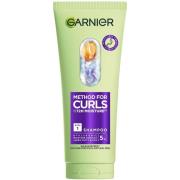 Garnier Method for Curls Shampoo, Conditioner and Air Dry Cream Bundle