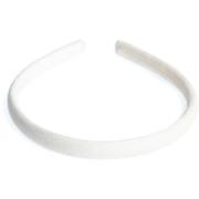 Dark Velvet Hair Band Thin Off White - pcs 1