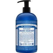 Dr. Bronner's Organic Hand & Body Shikakai Soap Spearmint Peppermint 7...