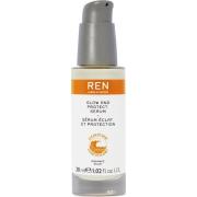 REN Radiance Glow & Protect Serum 30 ml