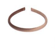 Dark Velvet Hair Band Thin Nougat