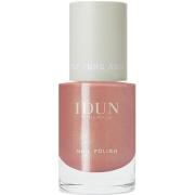 IDUN Minerals Nail Polish Turmalin Peach Pink - 11 ml