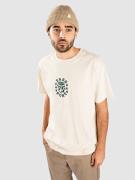Pass Port Fountain Embroidery T-Shirt natural