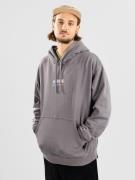 Afends Question Everything Recycled Pull On Hoodie gunmetal