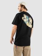 Santa Cruz Dissect Hand Front T-Shirt black