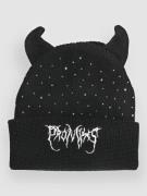 Broken Promises Rhinestone Horn Mössa black