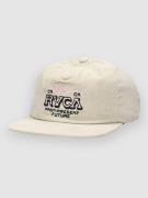 RVCA Type Set Cord Snapback Keps silver bleach