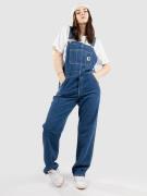 Carhartt WIP Bib Overall Straight Dungaree Jeans stone washed blue