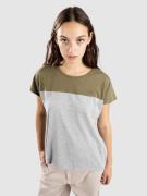 Kazane Yrsa T-Shirt burnt olive athl heath gr