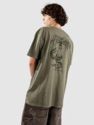 RVCA Pommier Palms T-Shirt olive