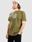 Santa Cruz Retreat Dot Front T-Shirt moss