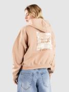 RVCA Court Hoodie med Dragkedja warm taupe