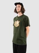 Monet Skateboards Monets Dragon T-Shirt marine green