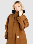 Carhartt WIP Clarton Parka hamilton brown/black