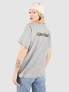 Santa Cruz Heart Strip T-Shirt heather grey