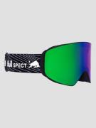 Red Bull SPECT Eyewear Jam Black Goggle rose with green