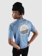 Vissla Surf Check Comp Lite Eco Performance T-Shirt harbor blue heathe...