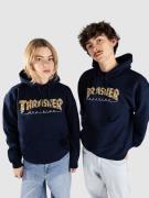 Thrasher X Toy Machine Smile By Spanky Hoodie navy