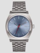 Nixon The Time Teller Klocka light gunmetal dusty blue