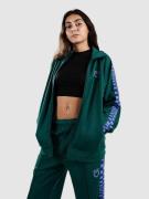 Santa Cruz Oregon Track Top Hoodie med Dragkedja emerald