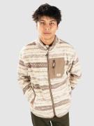 Quiksilver Clean Coasts Fz Print Fleece Hoodie med Dragkedja birch pla...