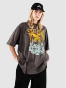 Salty Crew Big Wave Cover Up T-Shirt charcoal