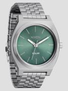 Nixon Time Teller Solar Klocka silver / jade sunray