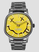 Nixon Nirvana Sentry Wobble Klocka yellow nirvana smiley