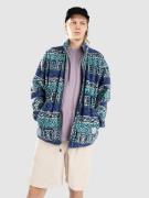 Quiksilver Global Heat Polar Fleecejacka silver gray global ht str