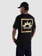Denim Project Sunset Oversized T-Shirt black faded