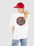 Santa Cruz Big Poppy Infill Dot T-Shirt white